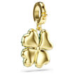 Swarovski smykke Idyllia charm Clover, Green, Gold-tone plated - 5743130