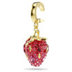 Swarovski smykke Idyllia charm Mixed cuts, Strawberry, Red, Gold-tone plated - 5743136