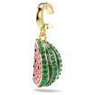 Swarovski smykke Idyllia charm Mixed cuts, Watermelon, Multicolored, Gold-tone plated - 5743134