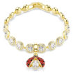 Swarovski smykke Idyllia charm Mixed cuts, Ladybug, Red, Gold-tone plated - 5743138