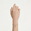 Swarovski smykke Idyllia charm Mixed cuts, Heart with key, White, Gold-tone plated - 5742959