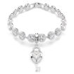 Swarovski smykke Idyllia charm Mixed cuts, Heart with key, White, Rhodium plated - 5742957