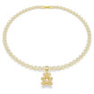 Swarovski smykke Idyllia charm Mixed cuts, Teddy, Gold tone, Gold-tone plated - 5743147