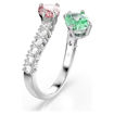 Swarovski Ariana Grande x Swarovski open ring Mixed cuts, Multicolored, Rhodium plated - 5737372