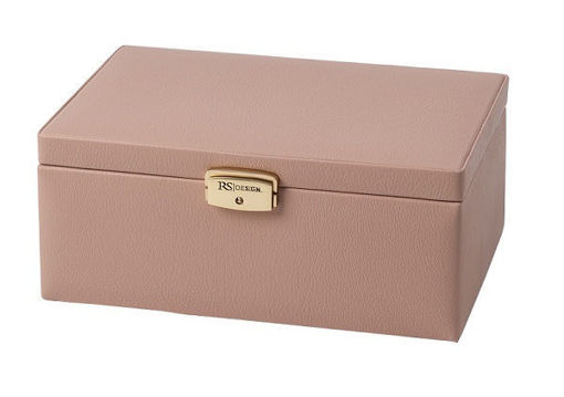 Smykkeskrin, rosa/beige - 3463848