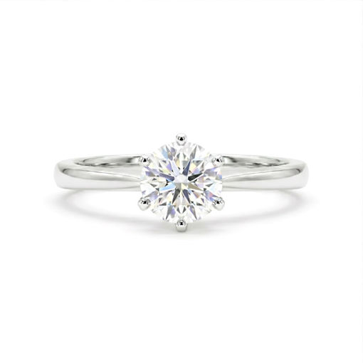 Diamantring forlovelsesring  0,50 ct i 14kt gull. Aida -18016050