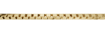 Veneziansk Kjede 14K Gult Gull (585) | Fast Lavpris 0.8mm