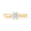 Forlovelsesring med lab grown diamant 0,50 ct River (E) VS i gult gull. Leticia - 18007050LG-gg
