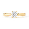 Diamantring forlovelsesring 0,50 ct i 14kt gult gull. Leticia - 18007050gg