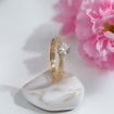 Diamantring forlovelsesring 0,50 ct i 14kt gult gull. Leticia - 18007050gg