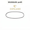 Gifteringer i serien Deg&Meg i 585 gult gull med diagonal linje. ESPELAND - SE120GU50