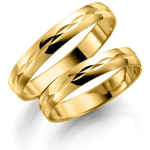 Gifteringer i gull 14kt, 3.5 mm. ESPELAND - SE122GU35
