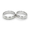 Espeland gifteringer SE128HV40 i hvitt metall - SE128HV40