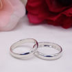Gifteringer i gull 14 kt, 4 mm. ESPELAND - SE104HV40