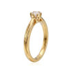 Forlovelsesring i gult gull med 0,10 ct diamant - 2221100