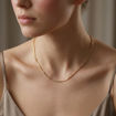 Veneziansk Kjede 14K Gult Gull (585) | Fast Lavpris 0.8mm