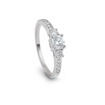 Diamantring - frierring i hvitt gull med 0,46 ct TW-Si-11990043