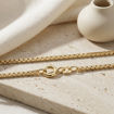 Veneziansk Kjede 14K Gult Gull (585) | Fast Lavpris 1,2 mm - FBM1242GG