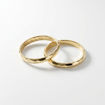 Gifteringer i serien Deg & Meg i 585 gult gull 3 mm. ESPELAND - SE118GU30