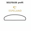 Gifteringer i serien Deg & Meg i 585 gult gull 3,5 mm. ESPELAND - SE117GU35