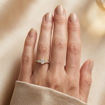 Diamantring Roma i 14kt gult gull med 0,81ct TW-S - 57468