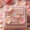 Diamantring forlovelsesring 0,30 ct i 14kt gult gull. Aida - 18016030gg