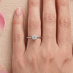 Diamantring forlovelsesring 0,20 ct i 14kt gull. Aida -18016020