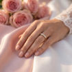 Iselin alliansering i gult gull med diamanter - 85050500