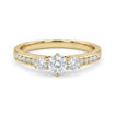 Diamant forlovelsesring i gult gull 0,46 ct - ABR00128gg
