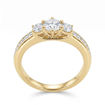Diamant forlovelsesring i gult gull 0,46 ct - ABR00128gg
