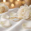 Diamant forlovelsesring i gult gull 0,46 ct - ABR00128gg