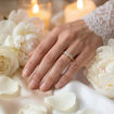 Diamant forlovelsesring i gult gull 0,46 ct - ABR00128gg