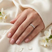 Elegant ring med klare steiner - 8505030