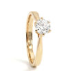 Forlovelsesring med lab grown diamant 0,50 ct River (E) VS i gult gull. Leticia - 18007050LG-gg