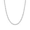 Singapore kjede i hvitt gull 14 kt, 42 cm, bredde 3.1 mm - 14HV3142
