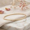 Armbånd gull. Classic armring rund profil, gult gull 14 kt, 2.5 mm - 01GU2565