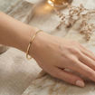 Armbånd gull. Classic armring rund profil, gult gull 14 kt, 2.5 mm - 01GU2565