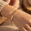 Armbånd gull, 4 mm. ESPELAND - 05GU4057