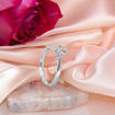 Forlovelsesring i hvitt gull med lab grown diamant 0,50 ct River (D) - VVS2. Leticia - LG18007050