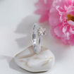 Forlovelsesring i hvitt gull med lab grown diamant 0,50 ct River (D) - VVS2. Leticia - LG18007050