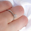 Forlovelsesring med lab grown diamant 0,50 ct River (E) VS2. Leticia - 18007050LG