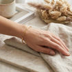 Armbånd gull. Armring rund profil, gult gull 14 kt, 3 mm, classic - 02GU3065