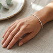 Armbånd gull. Classic armring rund profil, hvitt gull 14 kt, 2.5 mm - 01HV2565