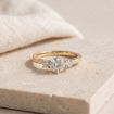 Diamant forlovelsesring i gult gull 0,50 ct - ABR01168g050
