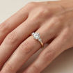 Diamant forlovelsesring i gult gull 0,50 ct - ABR01168g050