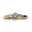 Diamant forlovelsesring i gult gull 0.40 ct - ABR01168g040