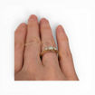 Diamant forlovelsesring i gult gull 0.40 ct - ABR01168g040