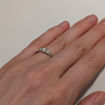 Diamant forlovelsesring i hvitt gull 0.30 ct - ABR01168hv030